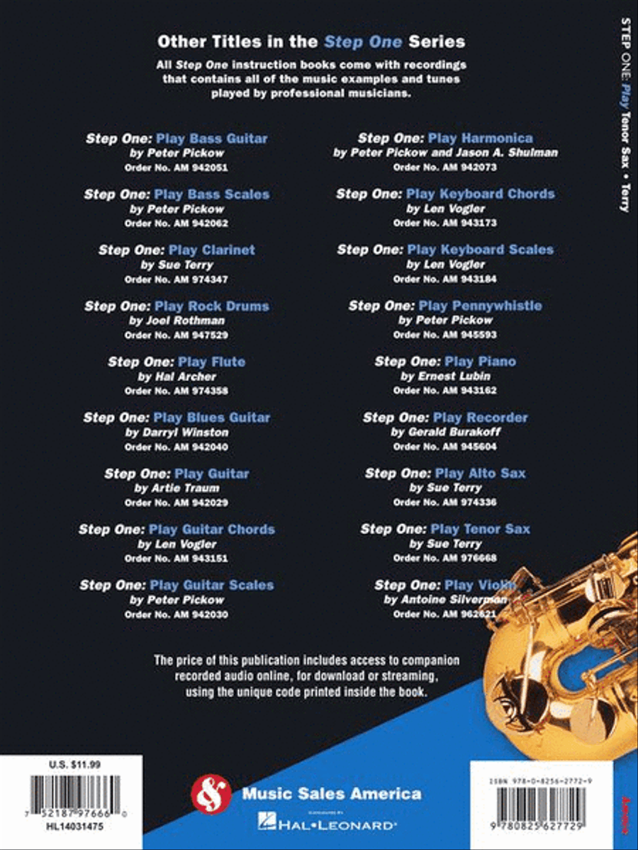 Step One: Play Tenor Sax Step One: Play Tenor Sax Tenor Saxophone scores gallery preview page 9