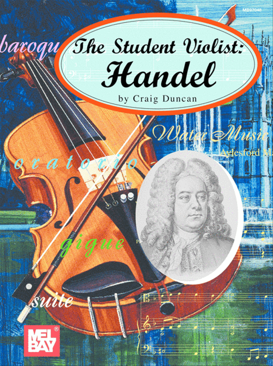 The Student Violist: Handel Viola Solo scores gallery preview page 1