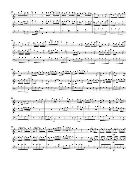 Trio sonata QV 2: 8 (arrangement for 3 recorders)