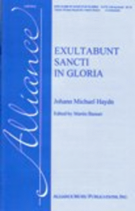 Book cover for Exultabunt Sancti in Gloria