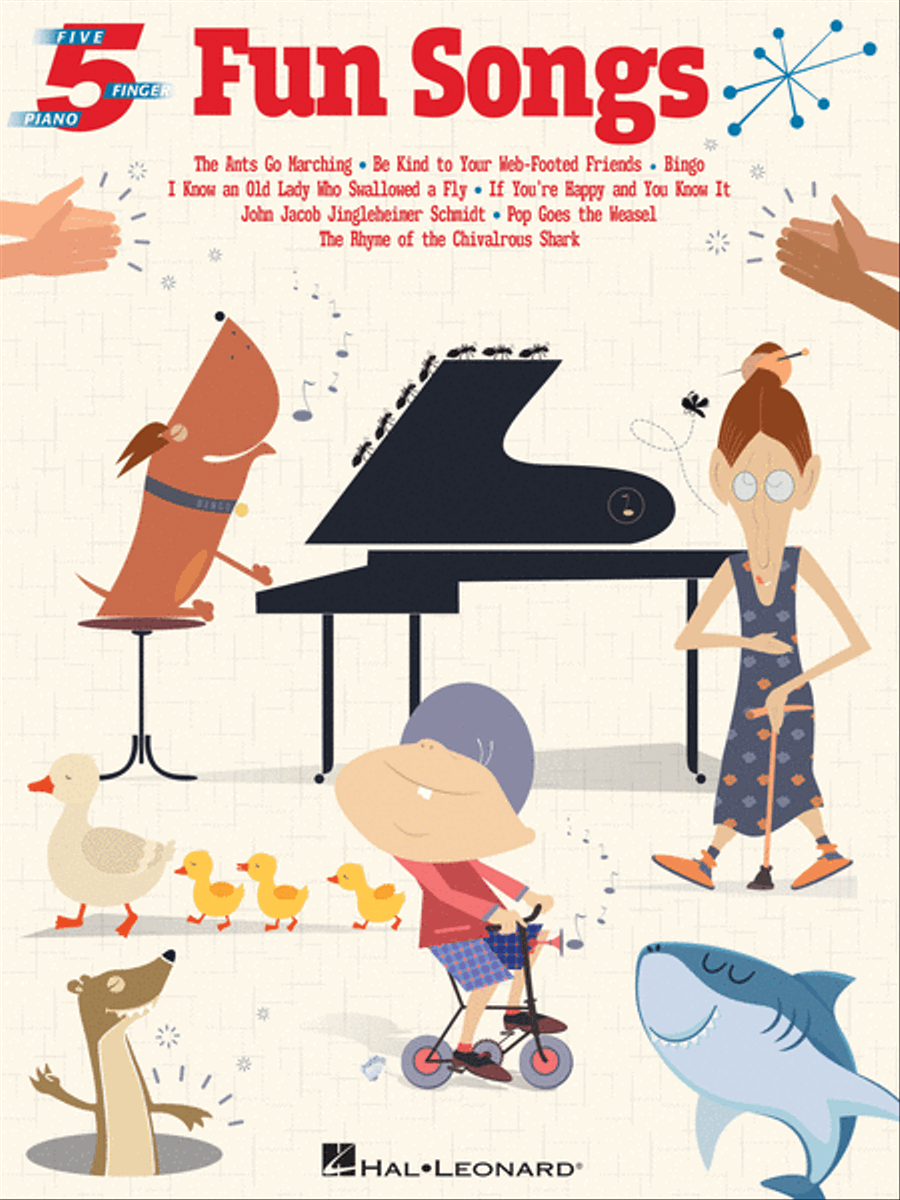 Fun Songs for Five-Finger Piano Piano scores gallery preview page 1