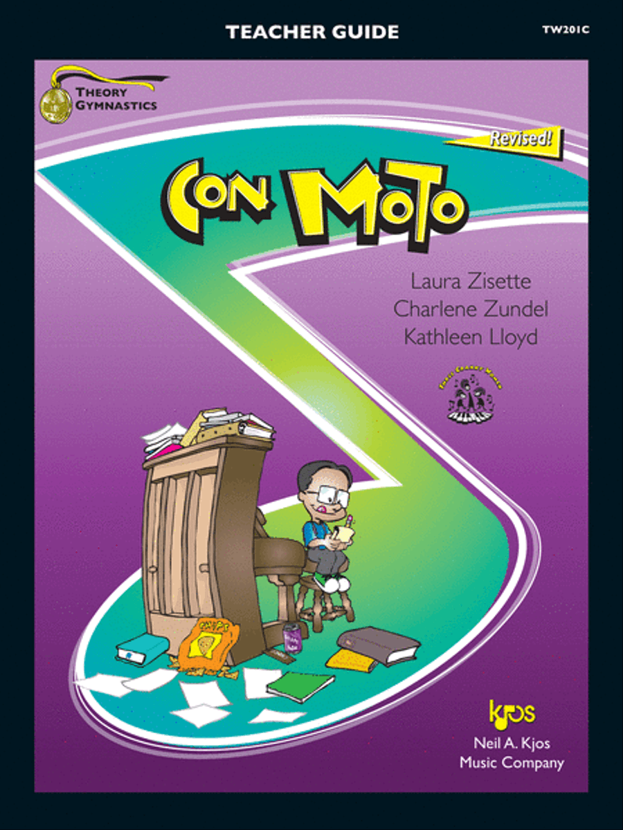 Theory Gymnastics: Con Moto Teacher Guide Piano Method scores gallery preview page 1