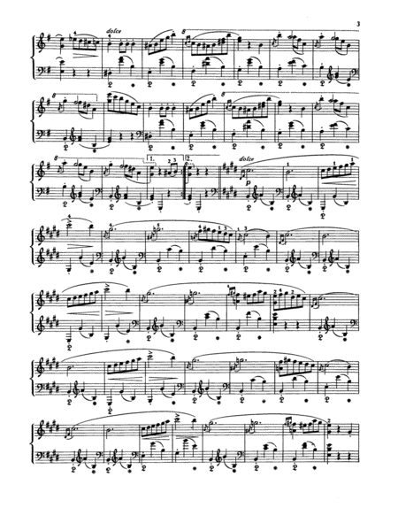 Waltz E minor, Op. posth.
