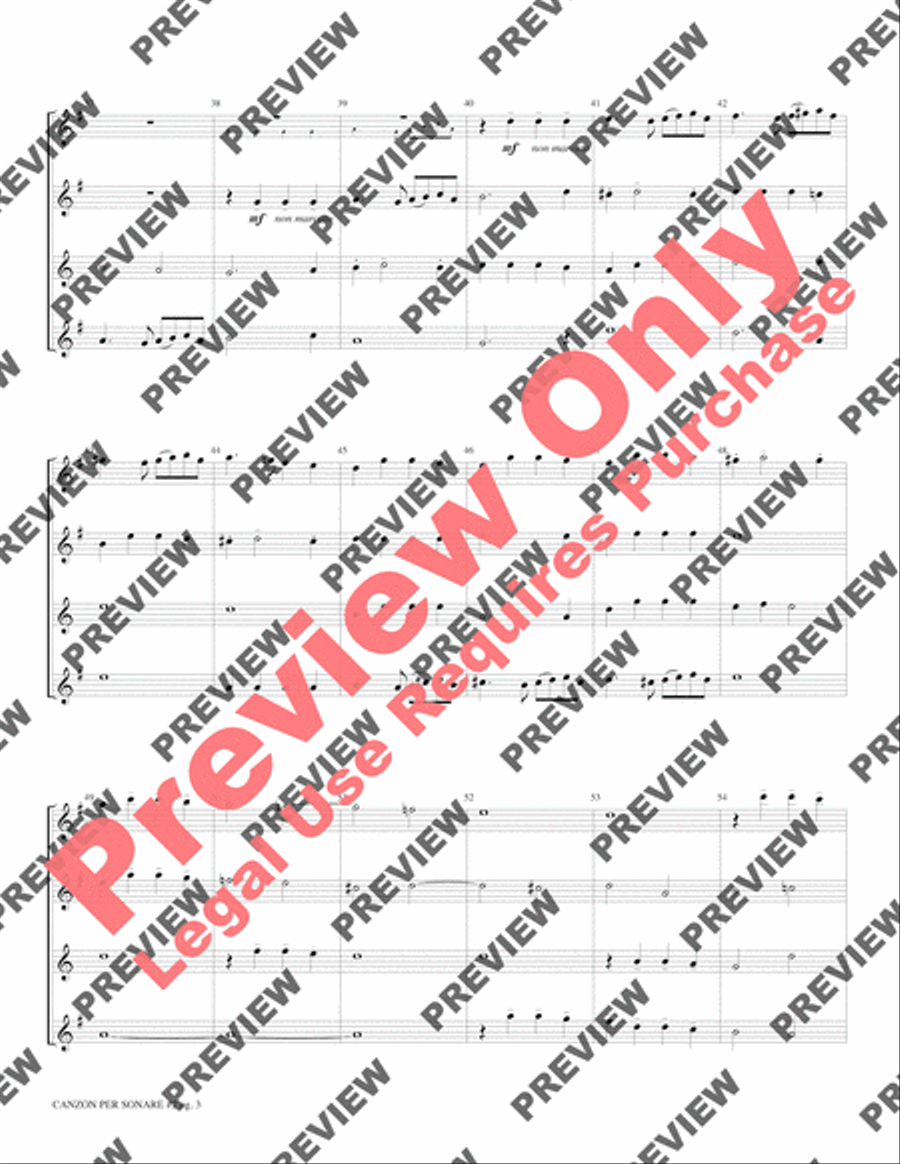 Canzon per Sonare #2 Small Ensemble scores gallery preview page 5