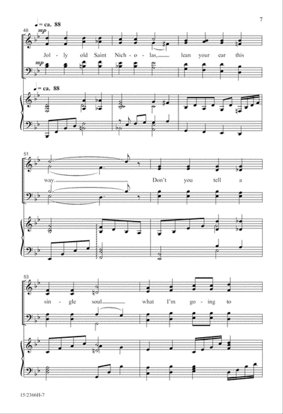 A Family Christmas Spectacular 4-Part scores gallery preview page 8