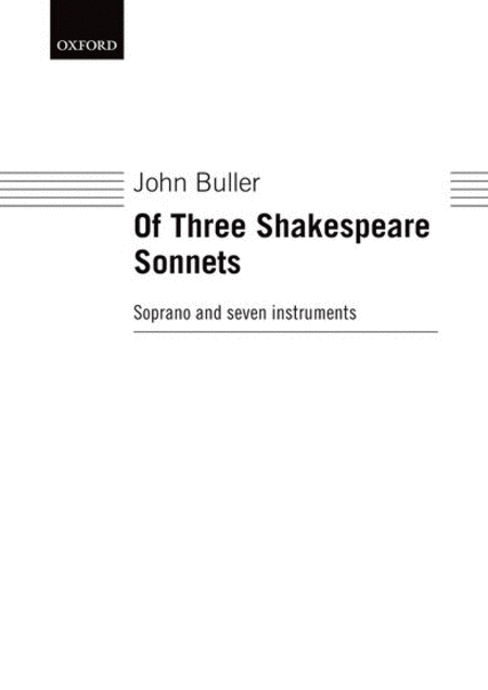 Of Three Shakespeare Sonnets