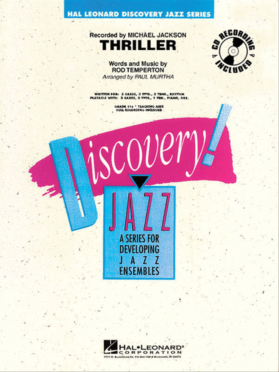 Thriller Jazz Ensemble scores gallery preview page 1