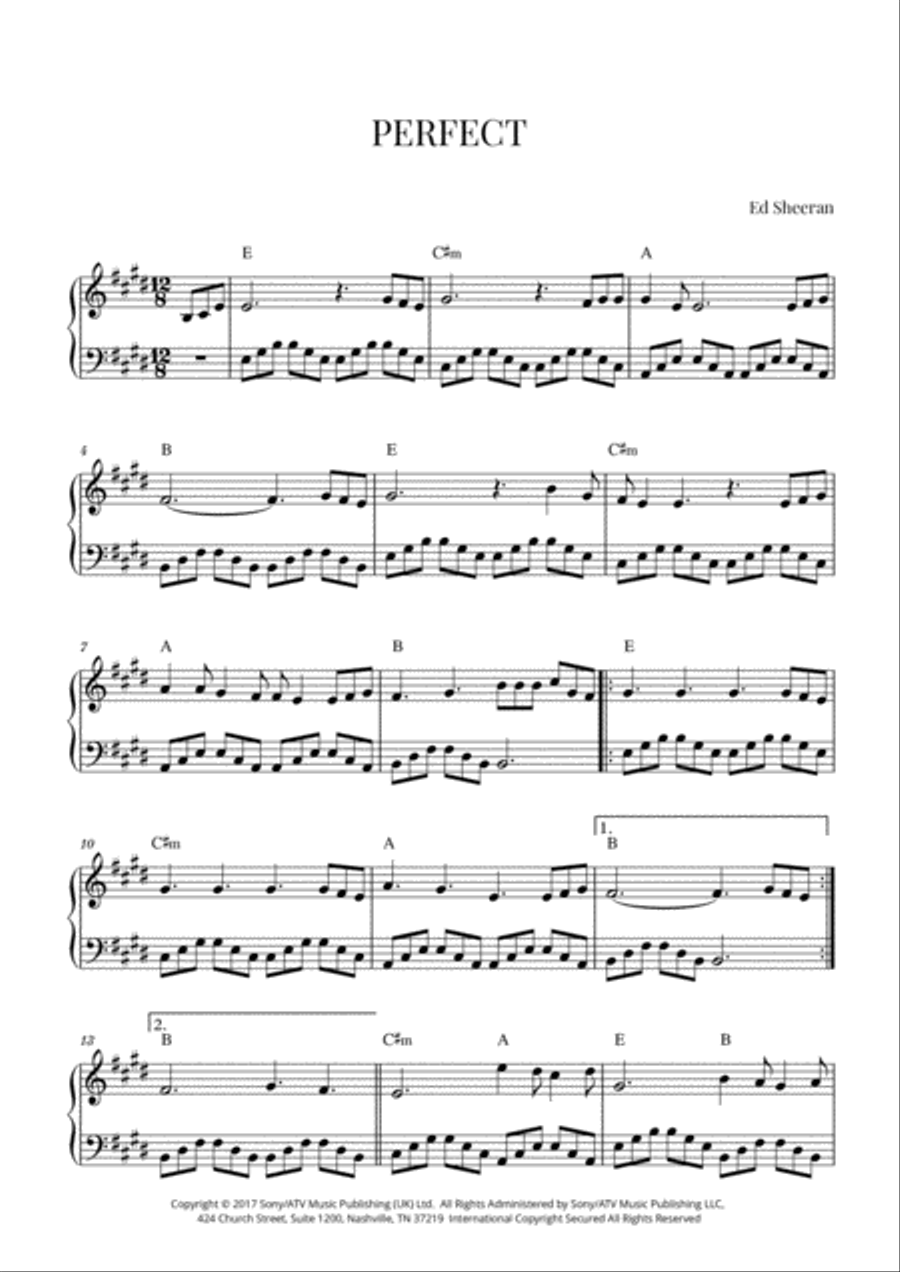 Perfect Perfect Small Ensemble scores gallery preview page 1