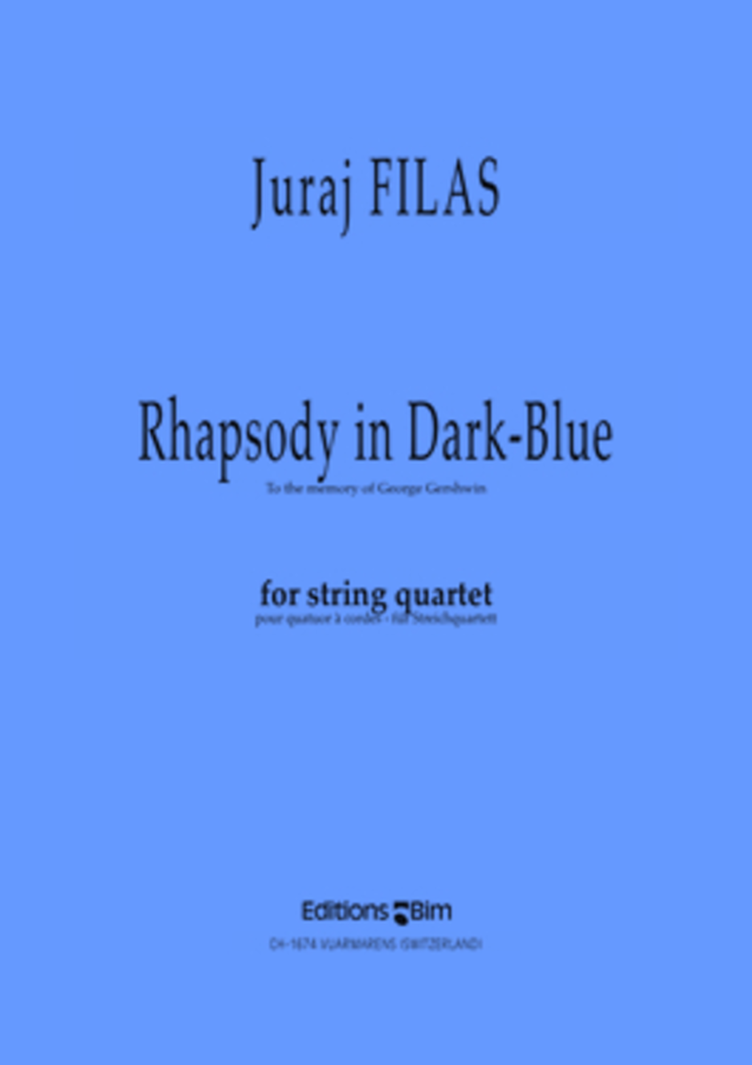 Rhapsodie in Dark Blue “To the Memory of George Gershwin image number null