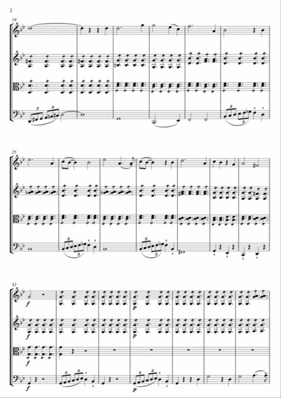 The Erlking - Der Erlkönig String Quartet scores gallery preview page 3
