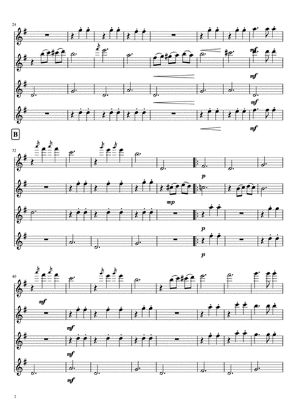 Vals - arranged for Flute Choir image number null