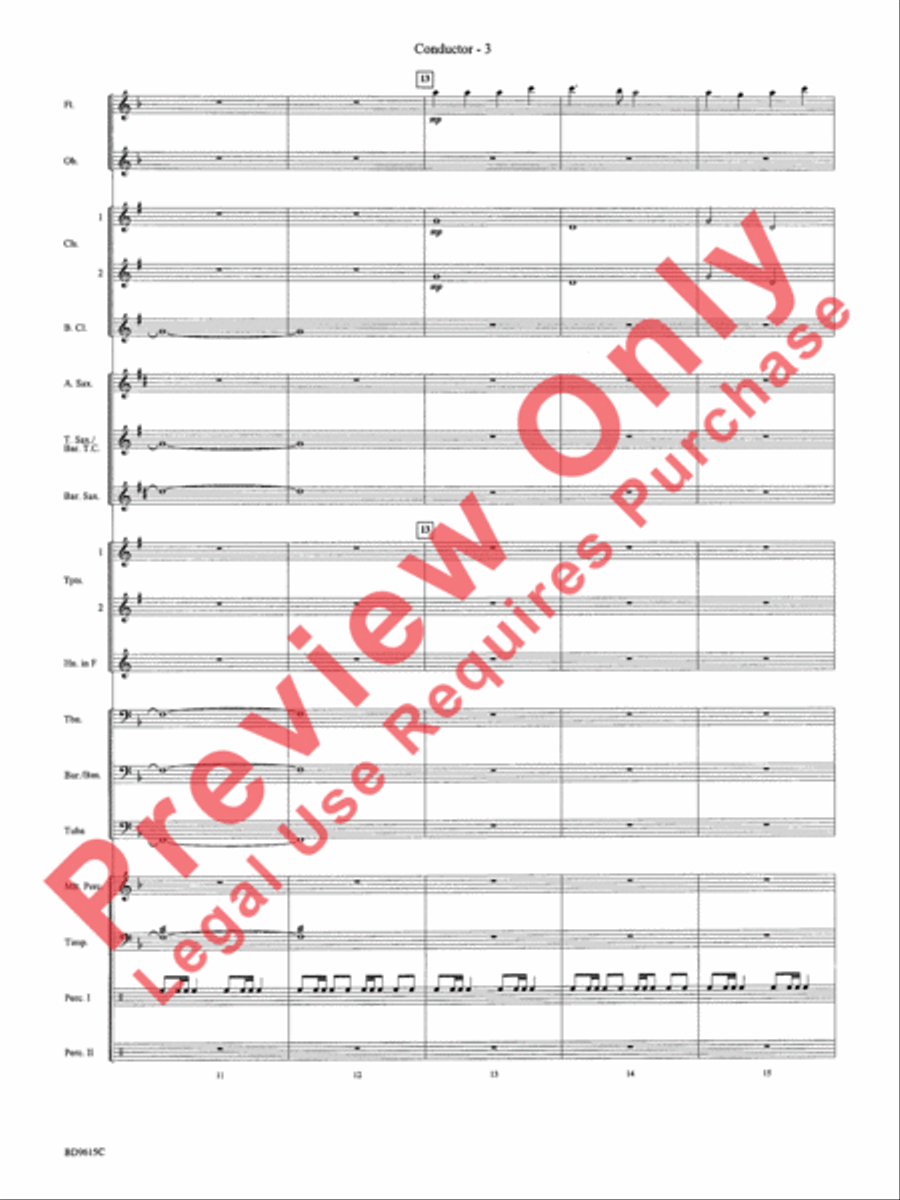 Angels We Have Heard on High Concert Band scores gallery preview page 6