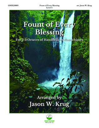 Book cover for Fount of Every Blessing (for 2-3 octave handbell ensemble) (site license)