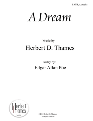 Book cover for A Dream