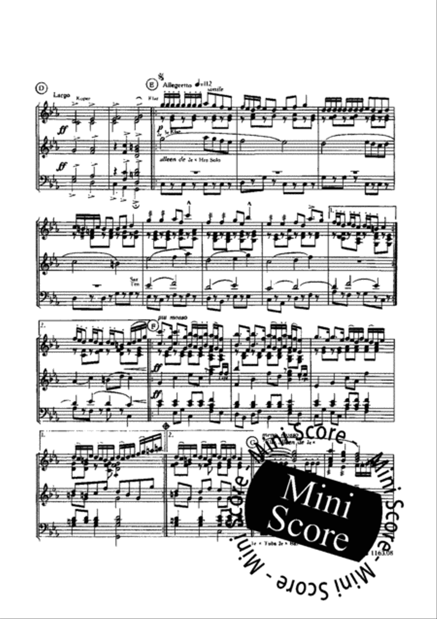 Prelude en Improvisaties Fanfare Band scores gallery preview page 5