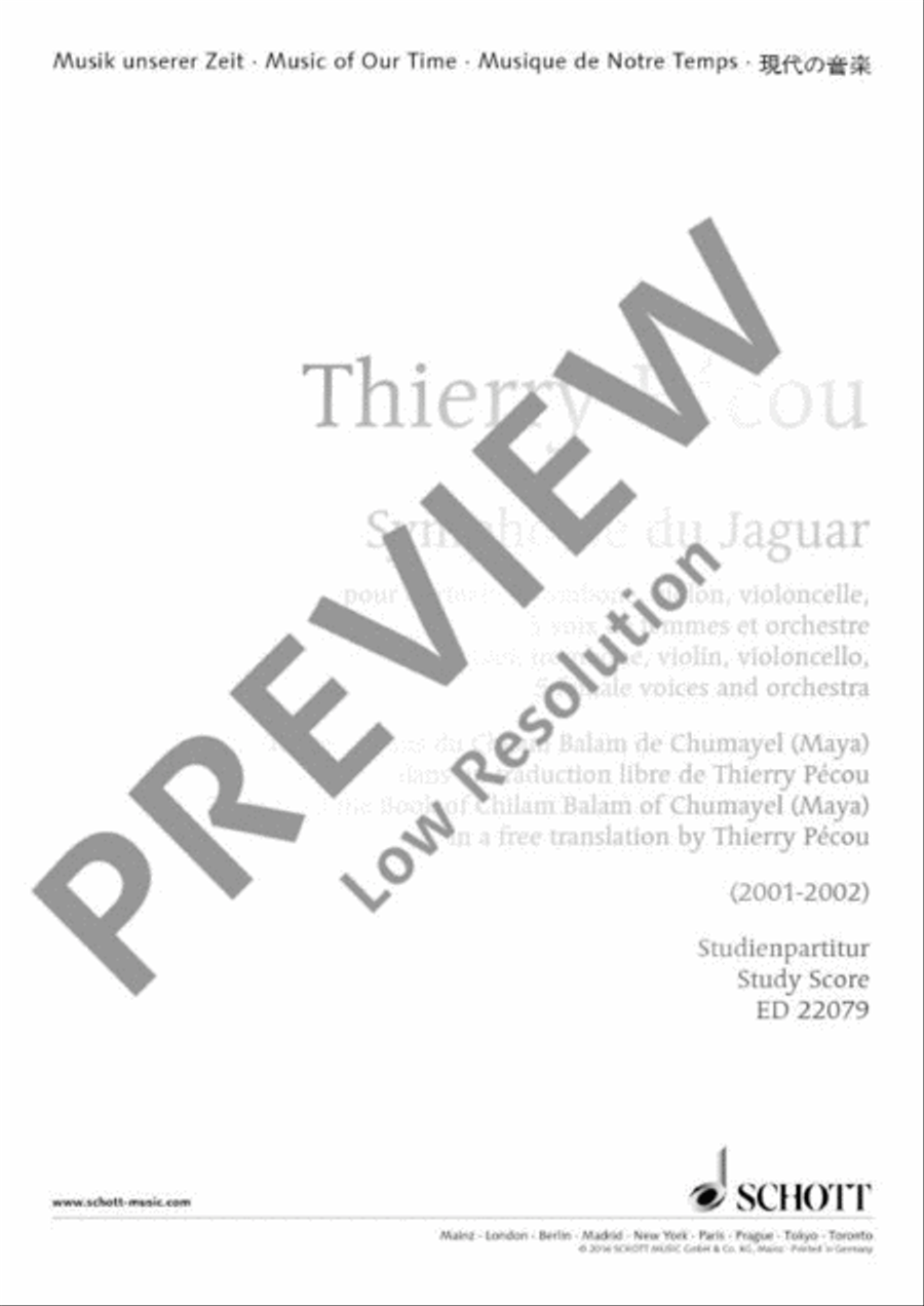 Symphonie du Jaguar Women's Choir scores gallery preview page 2