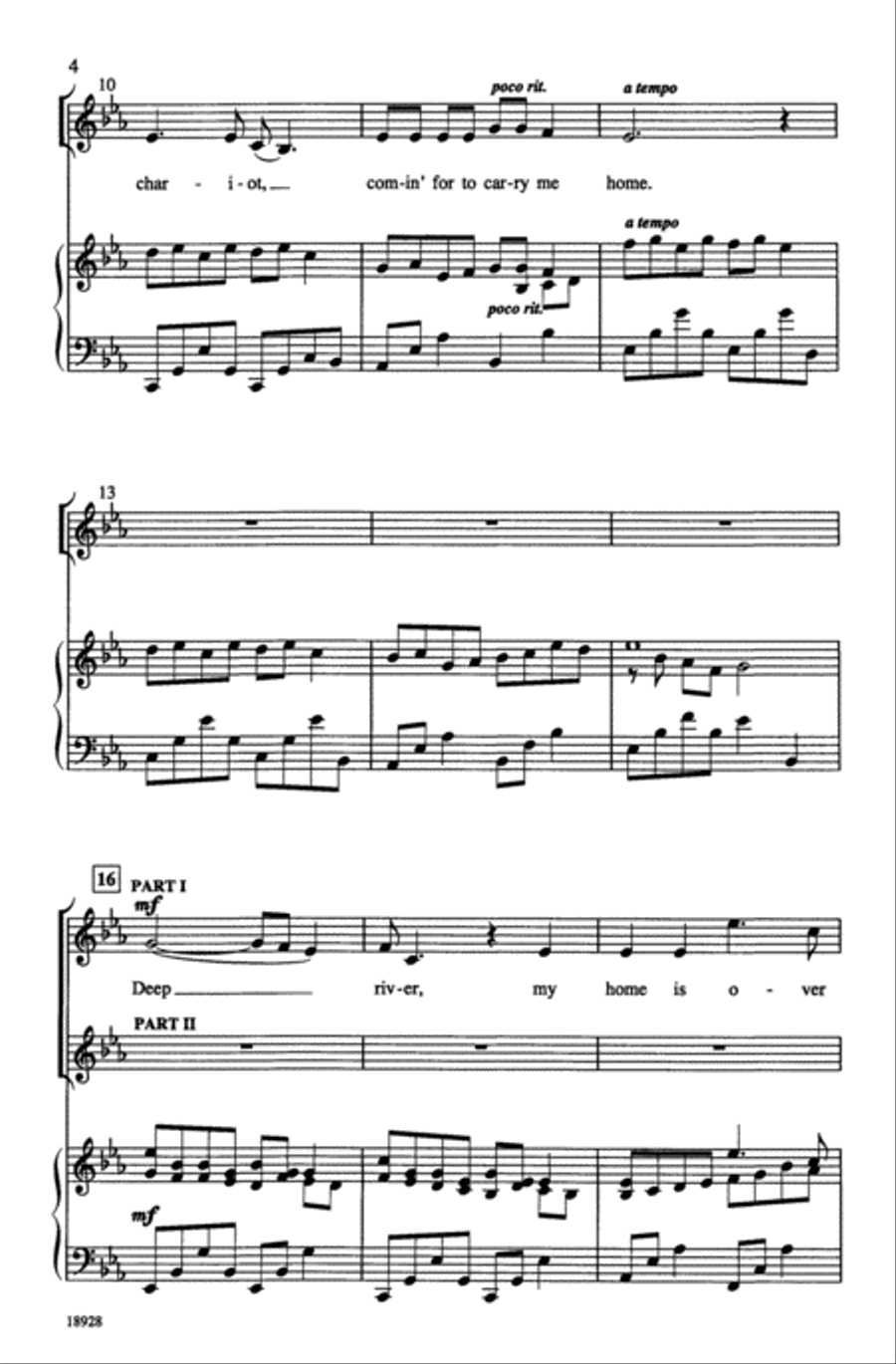 Carry Me Home 2-Part scores gallery preview page 4