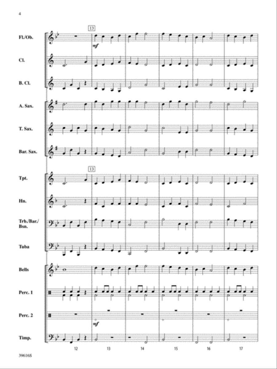 Quicksilver March: Score Quicksilver March: Score Concert Band scores gallery preview page 4