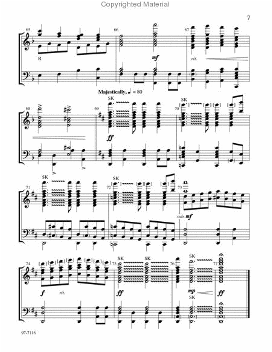Lord, Keep Us Steadfast in Thy Word (Eithun) Handbell Choir scores gallery preview page 5