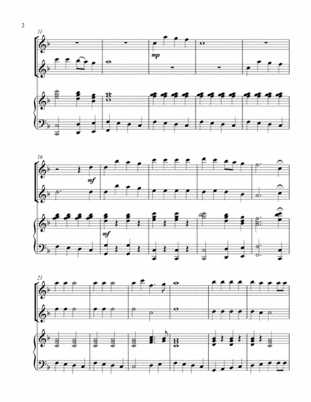 A Fun Christmas Medley (treble C instrument duet) image number null