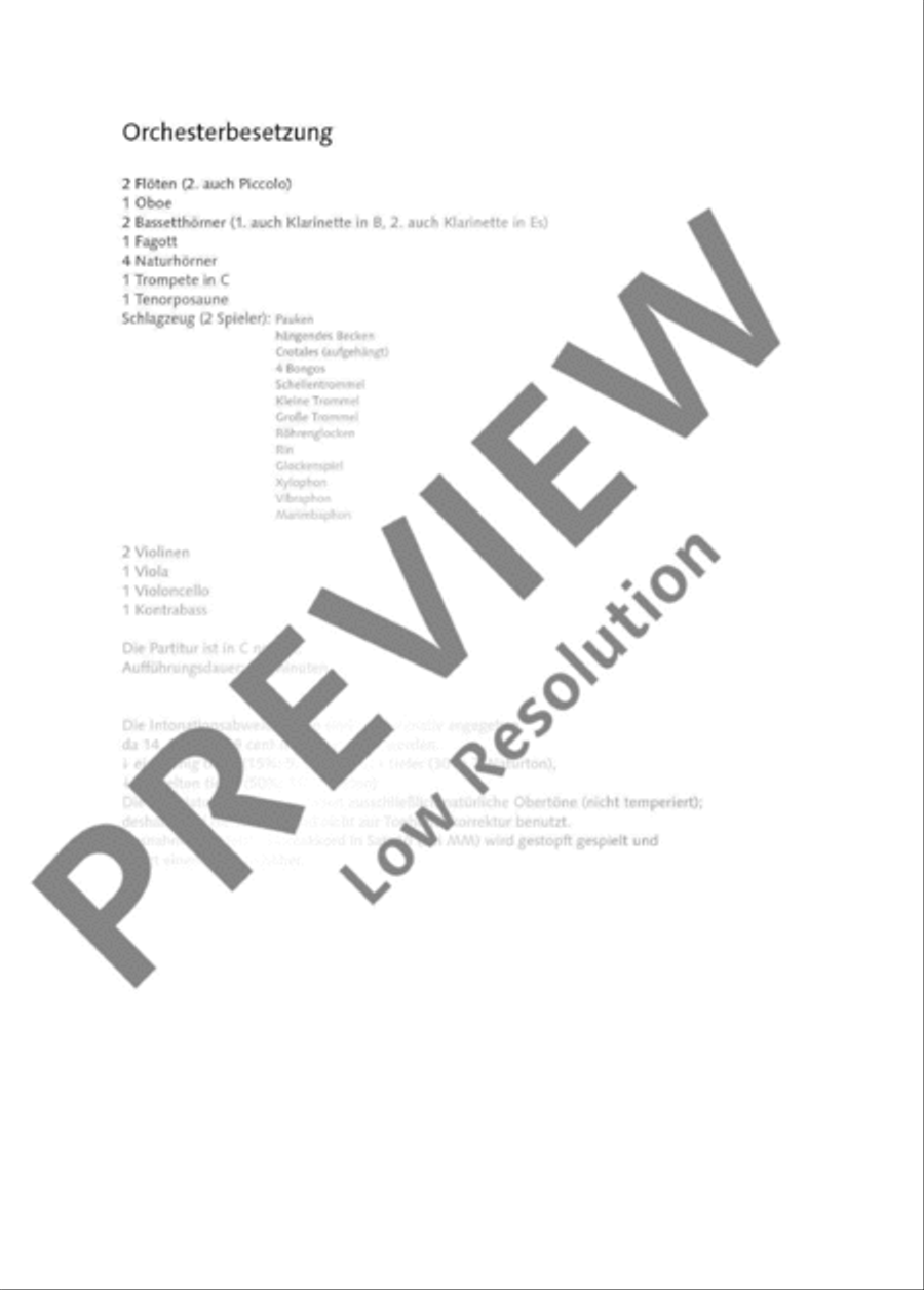 Hamburg Concerto Chamber Orchestra scores gallery preview page 8