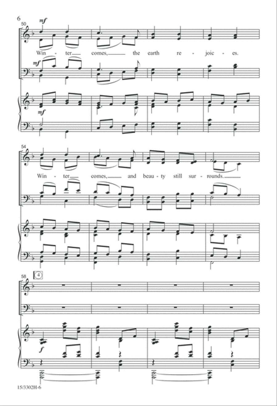 Winter Comes 4-Part scores gallery preview page 6