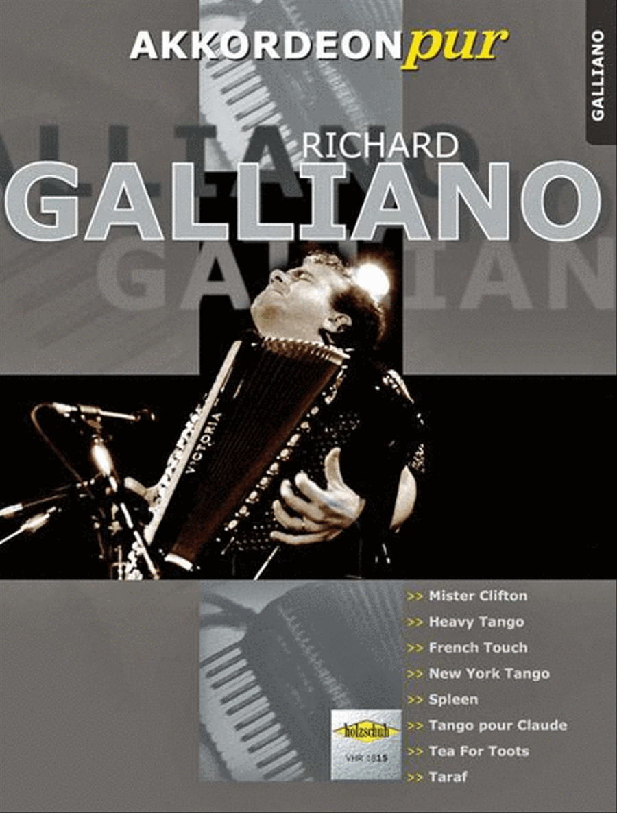 Richard Galliano Accordion scores gallery preview page 1