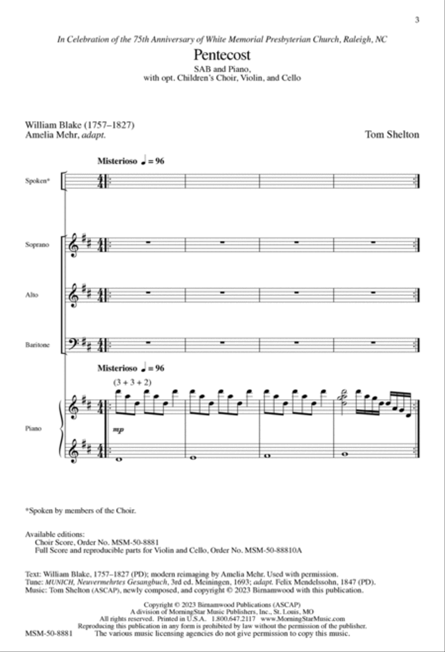 Pentecost 3-Part scores gallery preview page 3