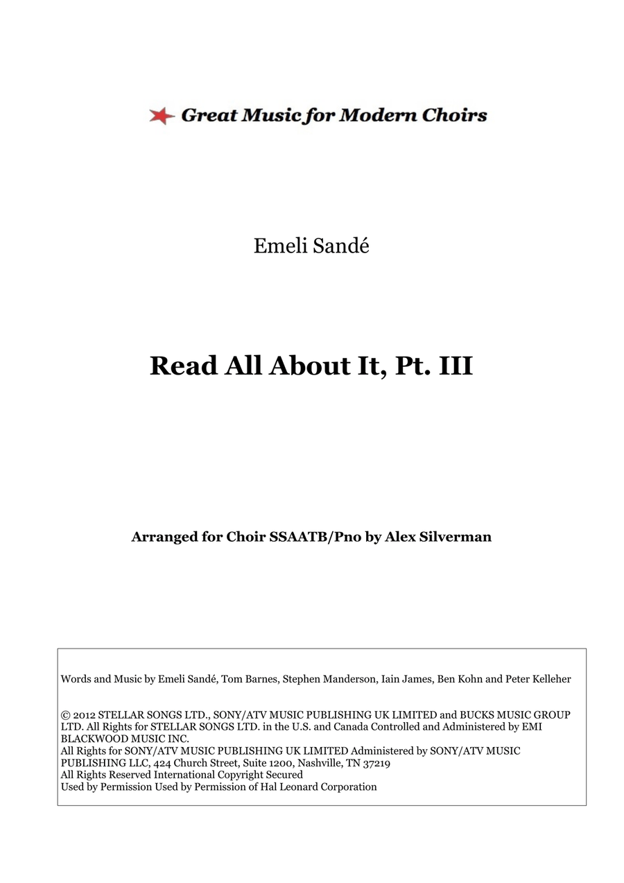 Read All About It, Part III