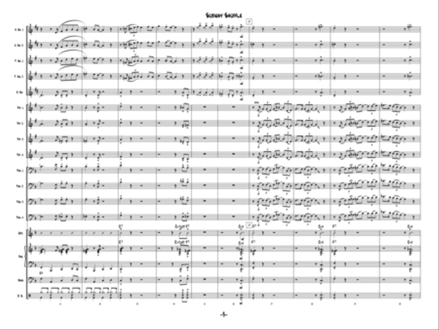 Subway Shuffle Subway Shuffle Jazz Ensemble scores gallery preview page 3