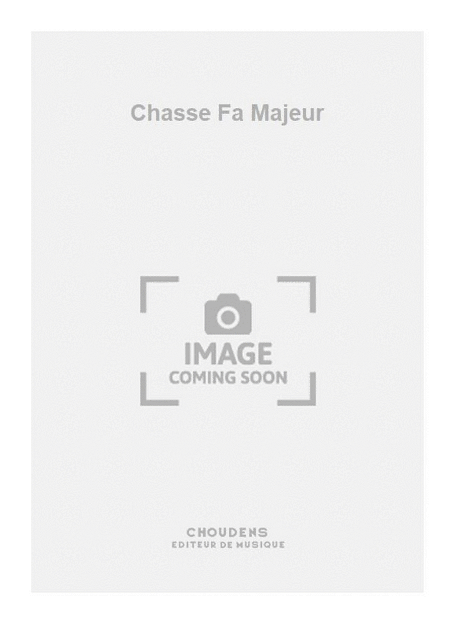 Chasse Fa Majeur Piano Solo scores gallery preview page 1