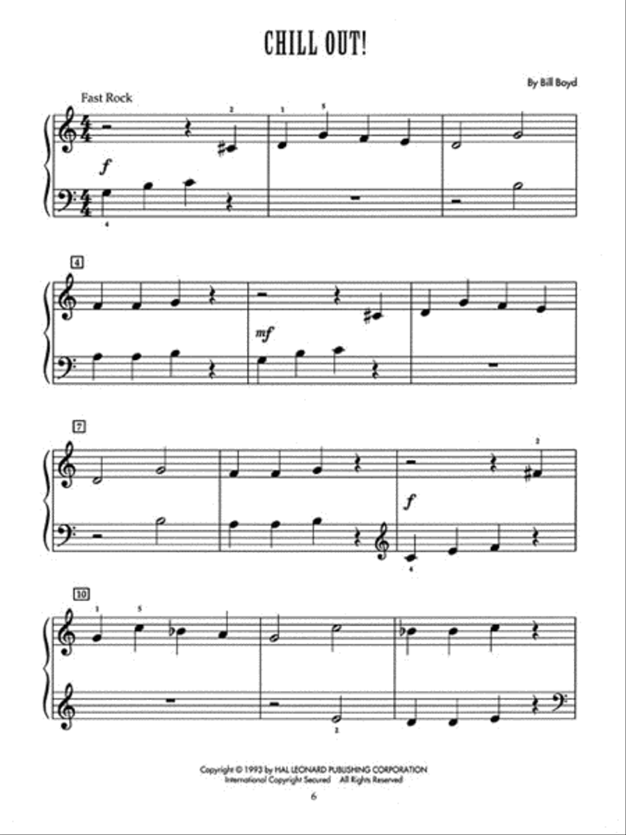 Jazz Starters - Easy Piano Piano Method scores gallery preview page 5
