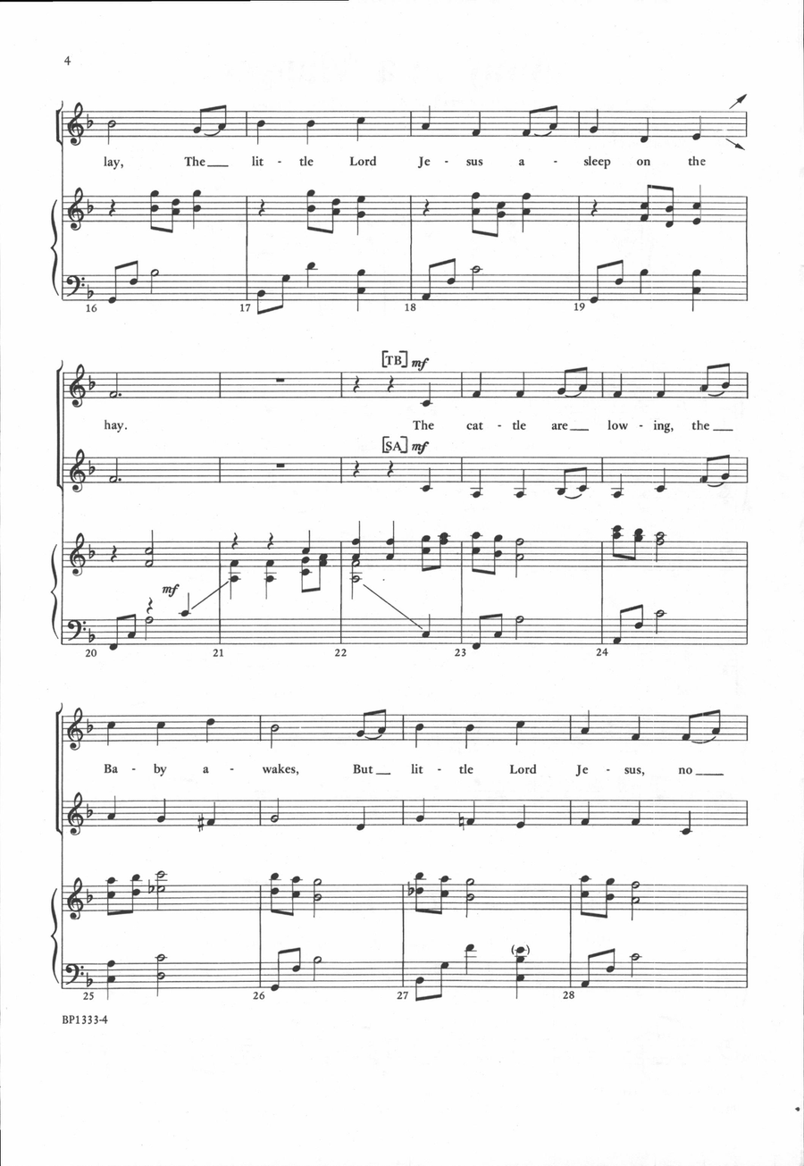 Away in a Manger - Courtney 2-Part scores gallery preview page 3