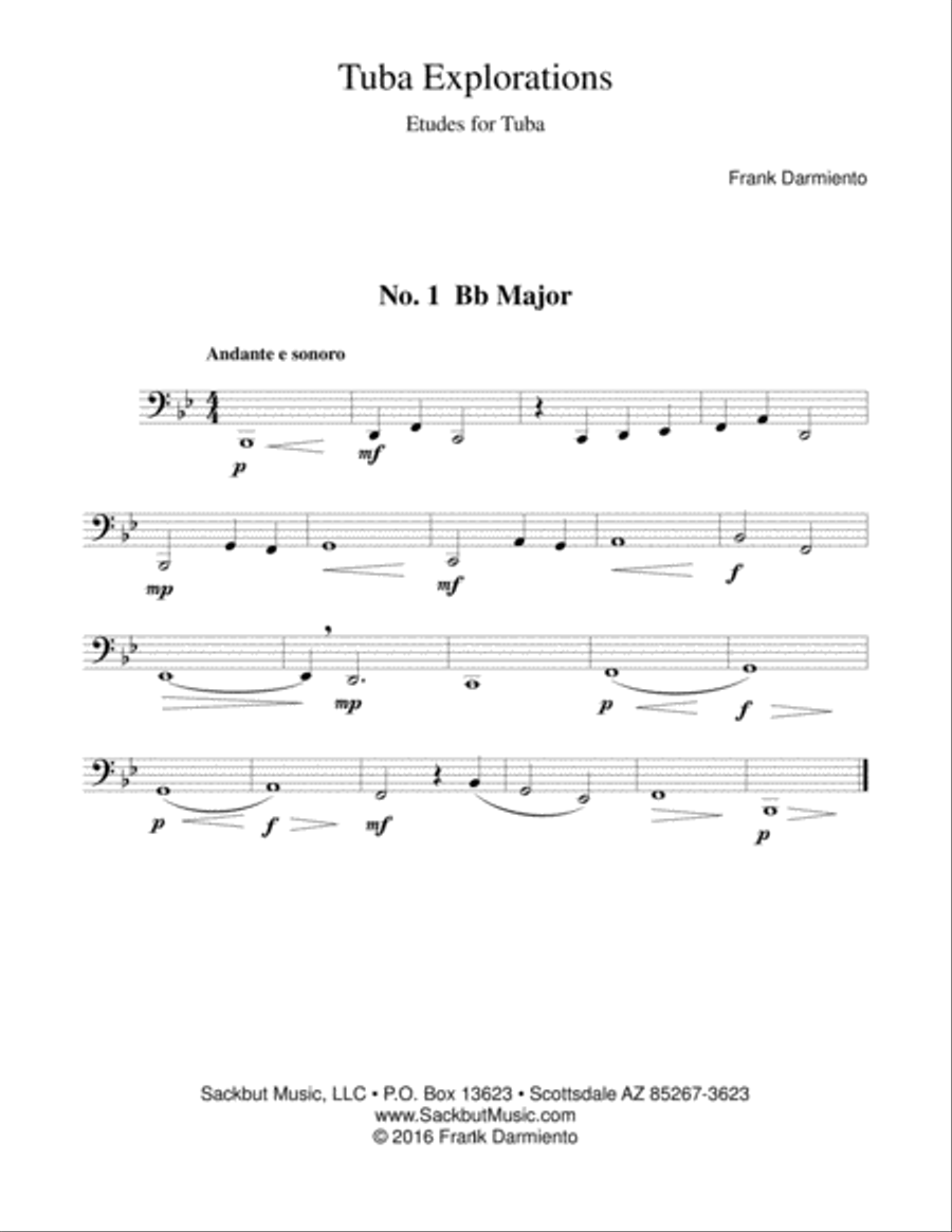 Tuba Explorations Tuba Explorations Tuba scores gallery preview page 2