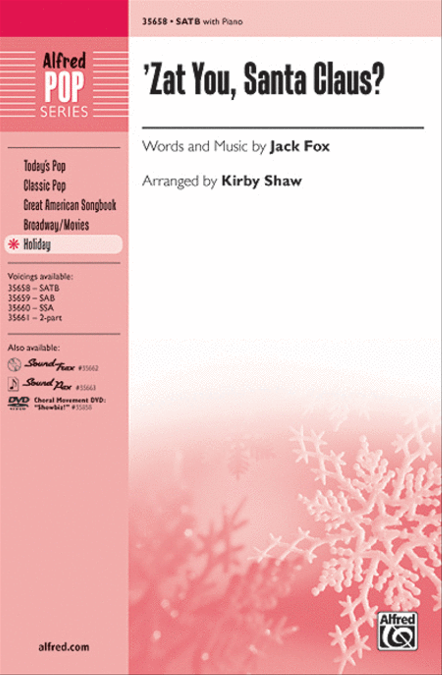 'Zat You, Santa Claus? 4-Part scores gallery preview page 1