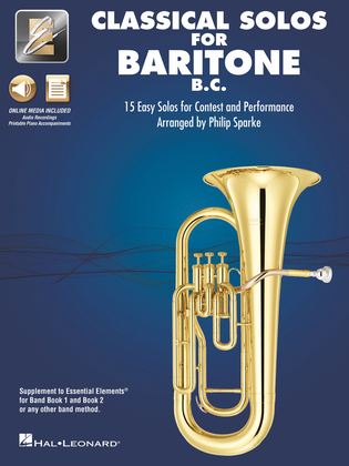 Book cover for Classical Solos for Baritone B.C.