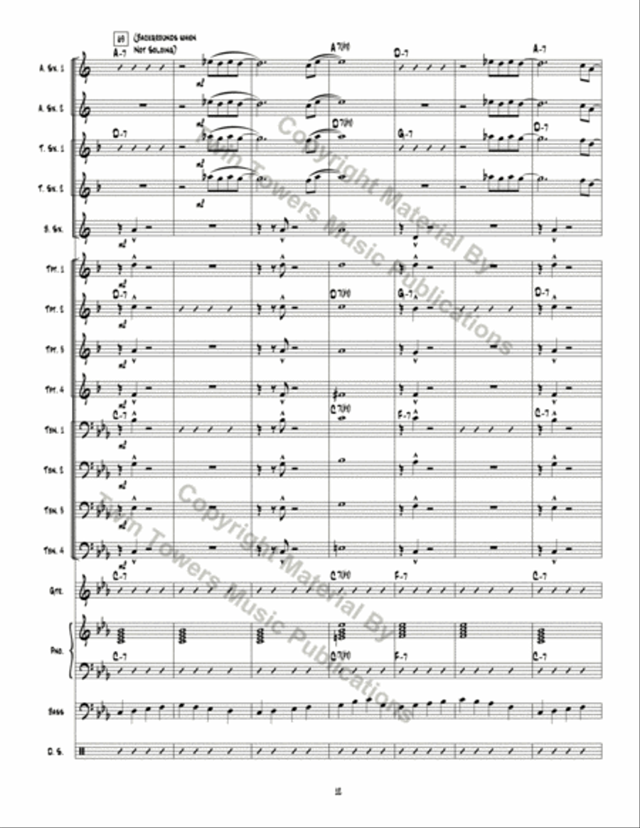 DJ Private Eye Jazz Ensemble scores gallery preview page 13