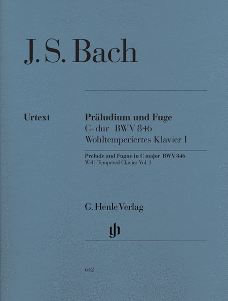 Bach, Johann Sebastian: Prelude and fugue C major ( of the Well-Tempered Clavier part I) BWV 846