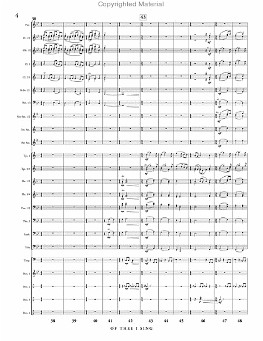 Of Thee I Sing Of Thee I Sing Concert Band scores gallery preview page 5
