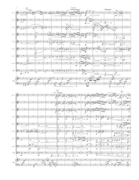 Adagietto from Symphony 5 for Horns, Tuba, and Marimba