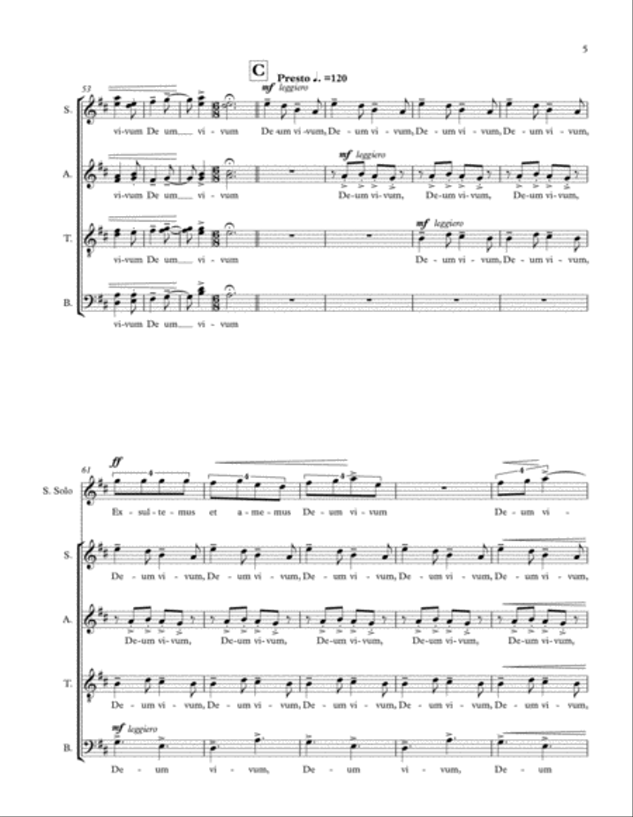 Ubi Caritas Divisi scores gallery preview page 6