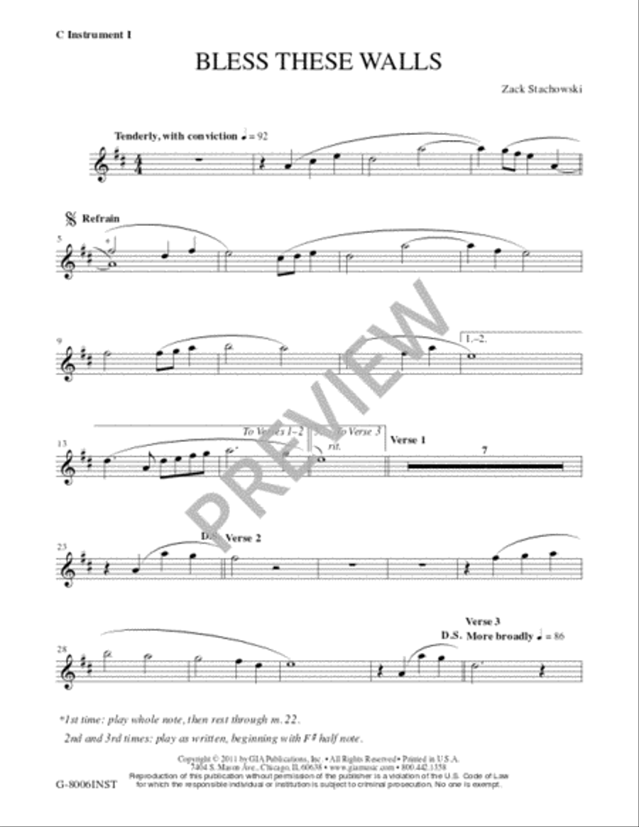 Bless These Walls - Instrument edition Bless These Walls - Instrument edition Bassoon scores gallery preview page 7