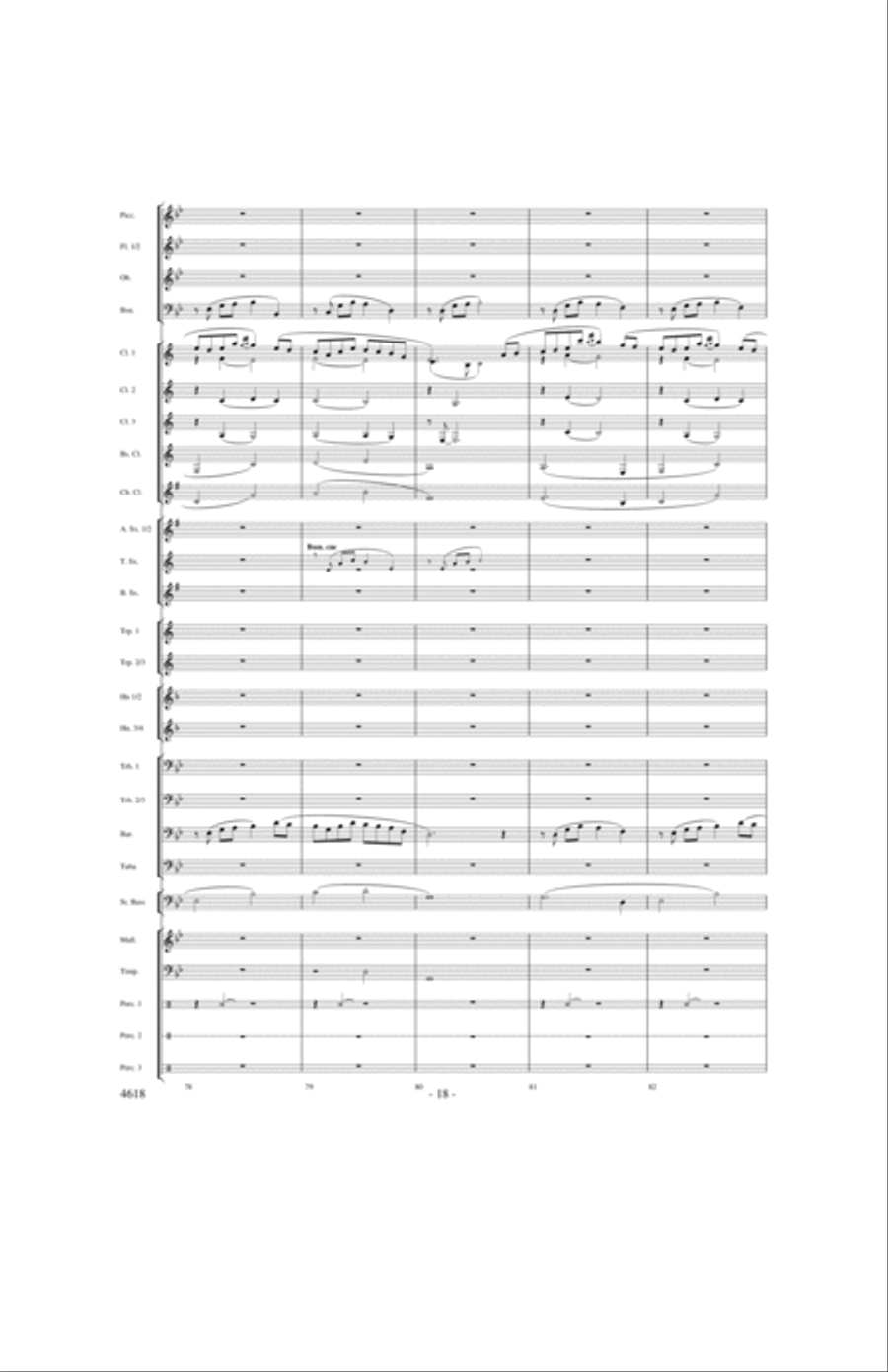 By the Rivers of Babylon Concert Band scores gallery preview page 17