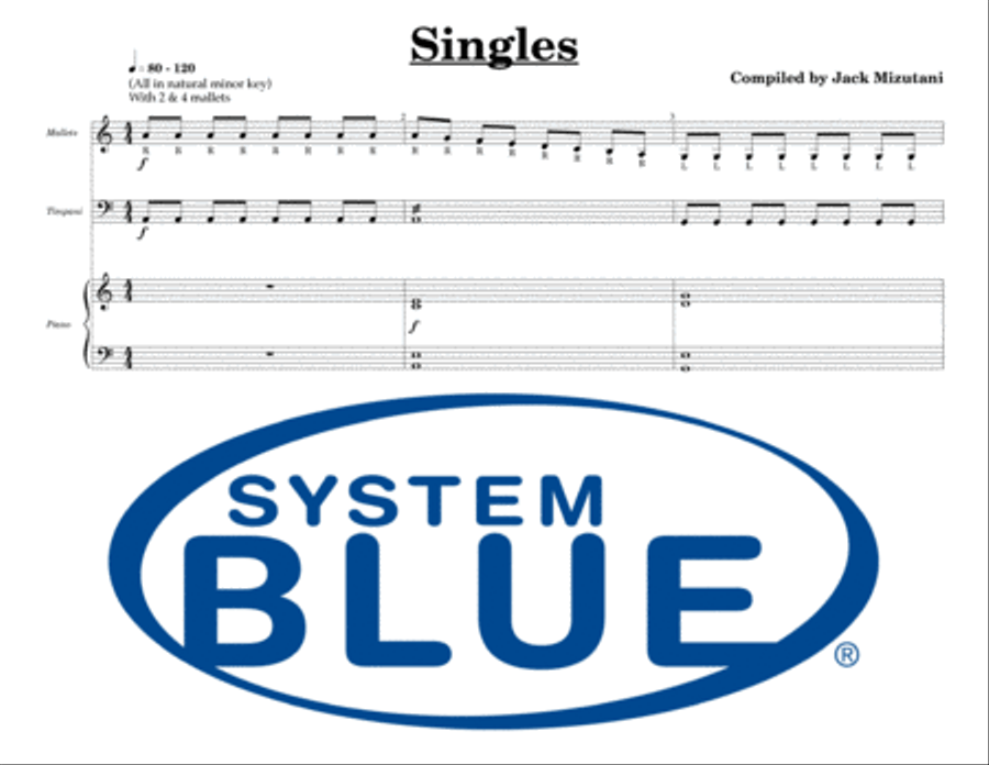 Blue Devils Front Ensemble Audition Pak - Timpani/Drumset Percussion scores gallery preview page 5