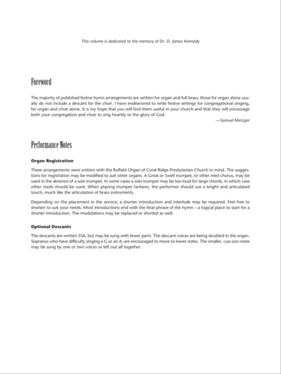 The Festival Hymn Collection, Volume 2 Organ scores gallery preview page 2