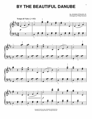 By The Beautiful Blue Danube [Classical version] (arr. Phillip Keveren)