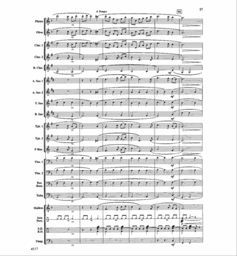 Stone Creek Episode Concert Band scores gallery preview page 18