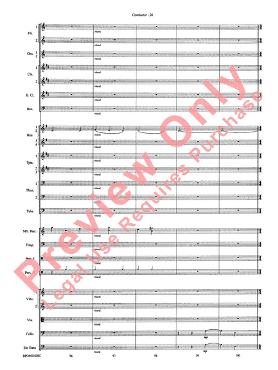 The Great Locomotive Chase Full Orchestra scores gallery preview page 27