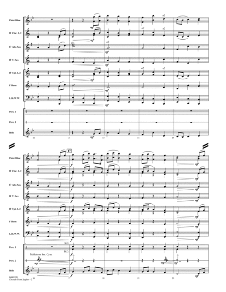 Chorale from Jupiter - Full Score