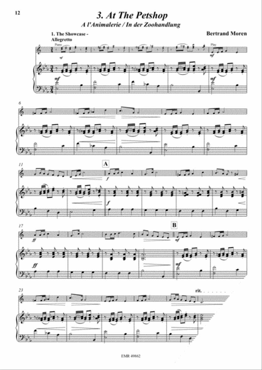 My First Concertinos Volume 2 Baritone Saxophone scores gallery preview page 6